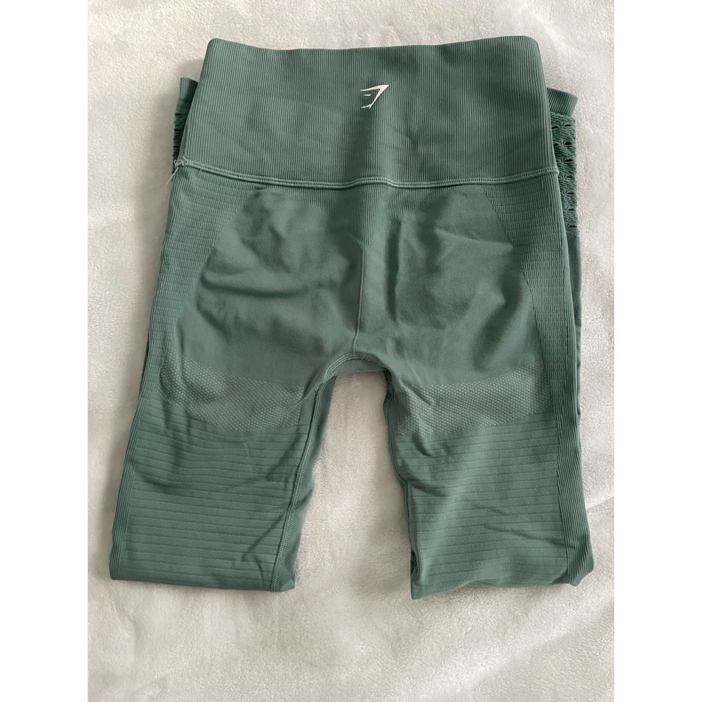 Teal women’s leggings, gym shark size small